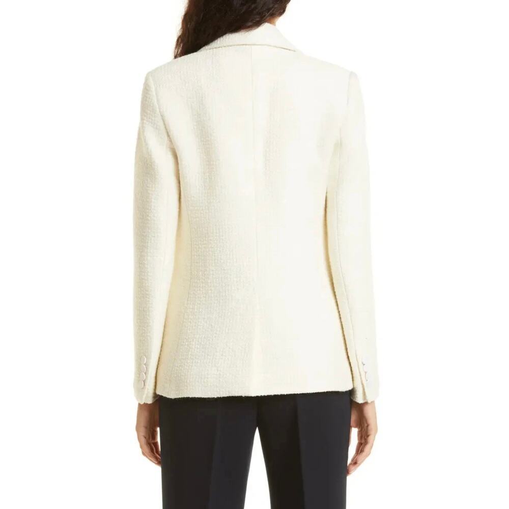 CLUB MONOCO textured tweed classic wool blend cream blazer size L - Picture 5 of 11